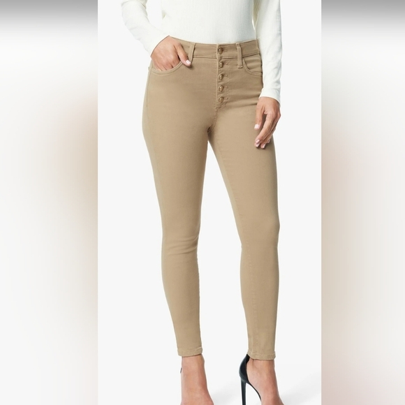 Joe's The Charlie Jeans Tan High Rise Slim Fit Womens Size 26" (XS Or 4-6) - Picture 1 of 12